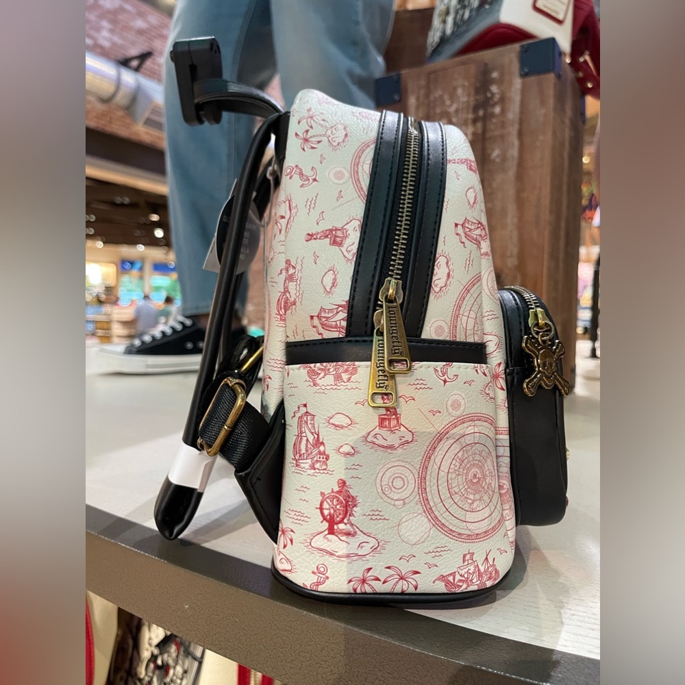 Disney Pirates of the Caribbean Loungefly backpack WDW 2024 - Picture 2 of 9